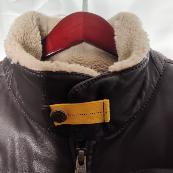 Parajumpers XL Kristof Lambskin Leather Bomber Jacket – Like New - Picture 4 of 9
